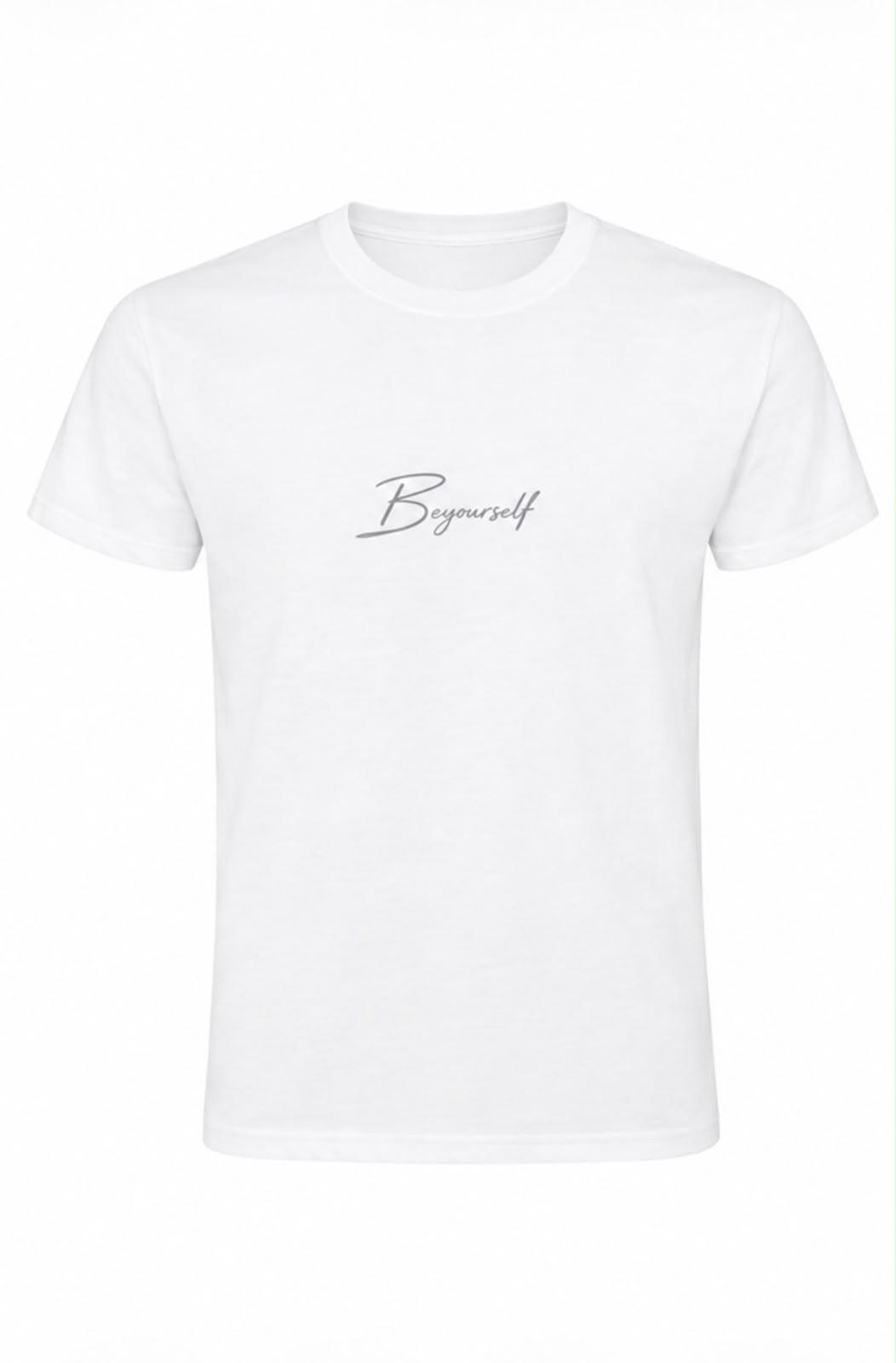 Camiseta "Beyourself" - Blanco Clásico