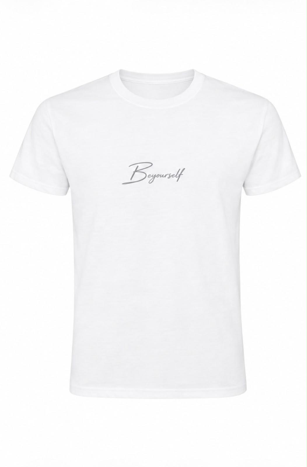 Camiseta "Beyourself" - Blanco Clásico